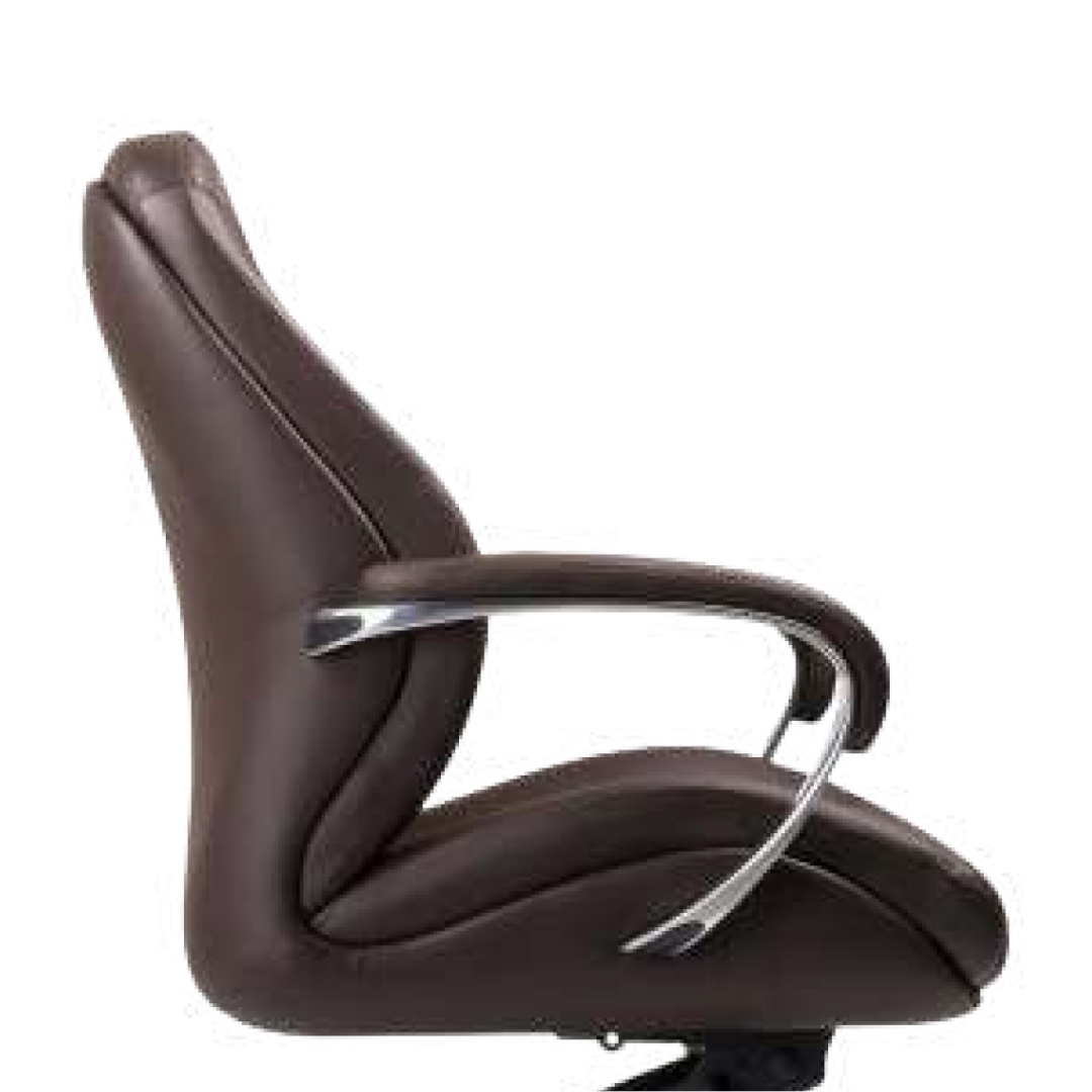 Boss Prime Mid-Back Executive Chair – Brown Leatherette - Image 2