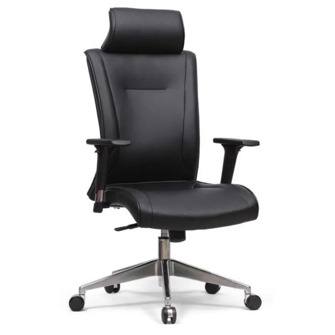 HB Premium High-Back Executive Chair – Black Leatherette