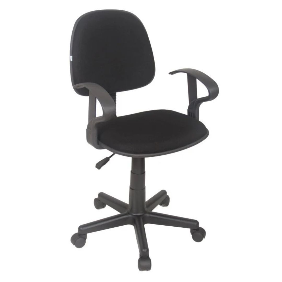 Basic Computer Chair – Black Fabric Edition