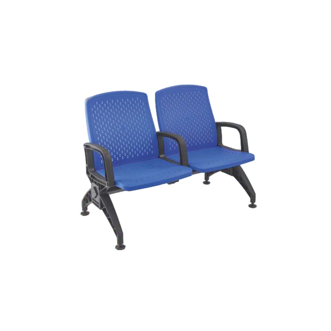 DuoSeat Visitor Chair – 2 Seater Waiting Area Chair