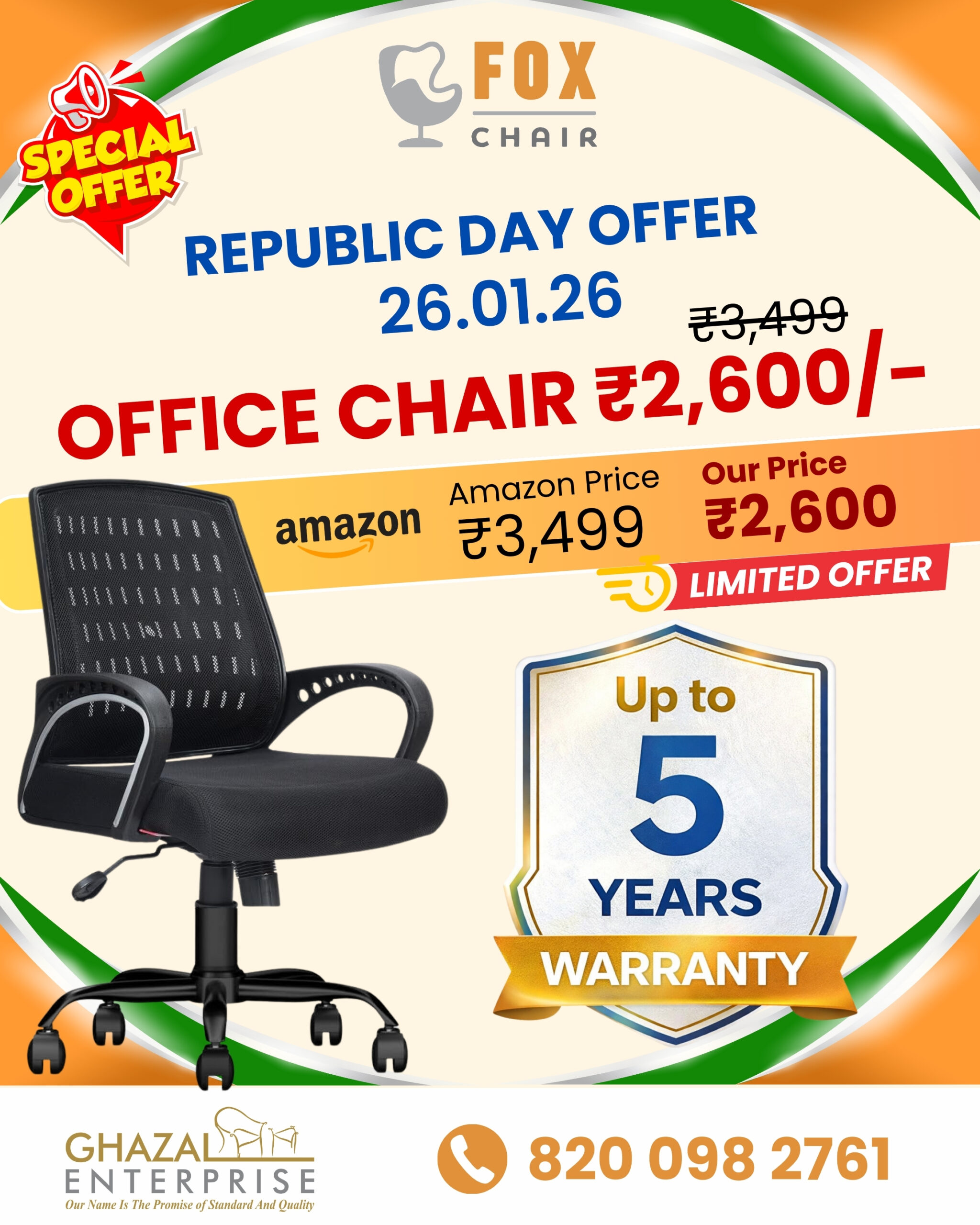 best office chair in vadodara
